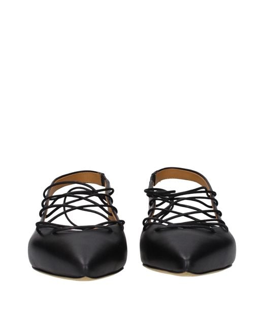 Moschino Black Sandals Leather