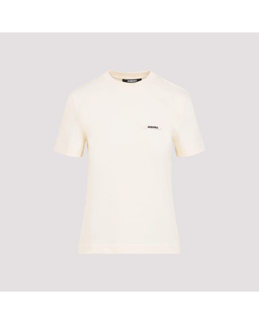 Jacquemus Natural Le Grosgrain T-Shirt