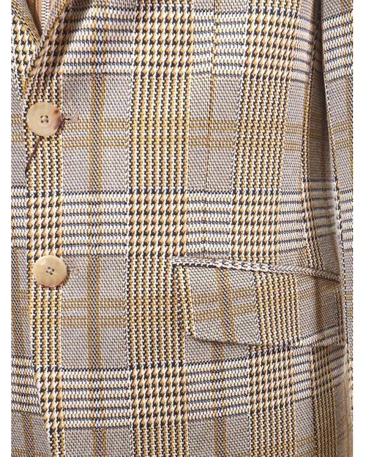 Etro White Single-Breasted Jacket With Bib for men