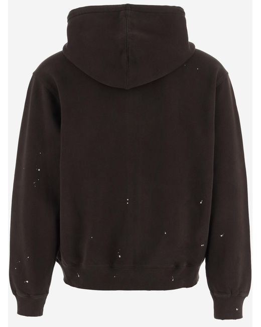 Carhartt Black Cotton Sweatshirt With Logo Sweatshirts for men