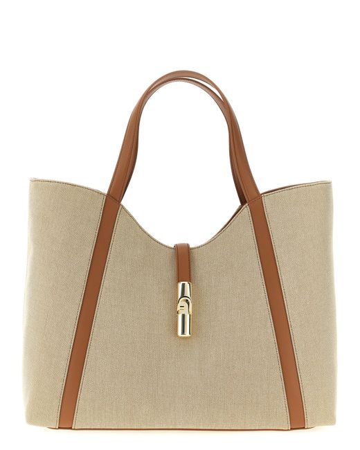 Furla Natural 'Goccia Xl Hobo' Shopping Bag