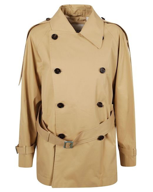 Burberry Natural Loose Belt Double-Breasted Trench