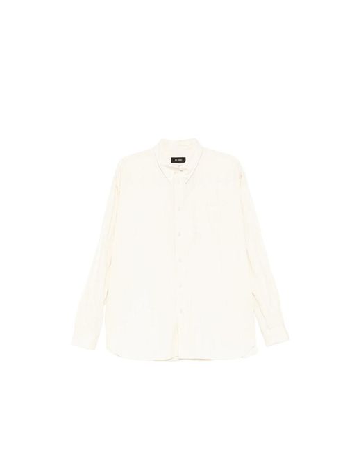 Willy Chavarria White Poplin Shirt for men