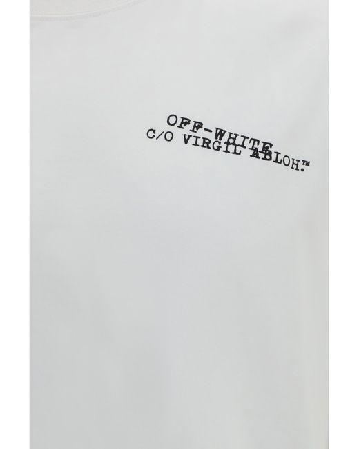 Off-White c/o Virgil Abloh White Type Arrow Skate T-Shirt Cotton T-Shirts for men