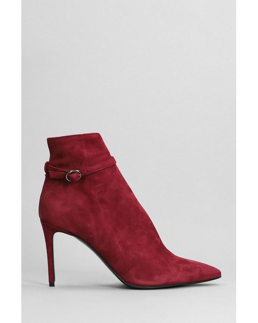 Suede ankle boots high on sale heel