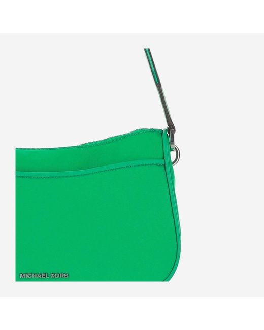 Michael Kors Green Logo Jet Set Shoulder Bag Nylon Satchels & Cross Body