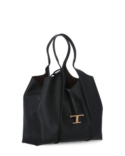 Tod's Black T Timeless Bag