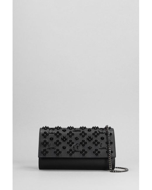 Christian Louboutin Gray Paloma Clutch