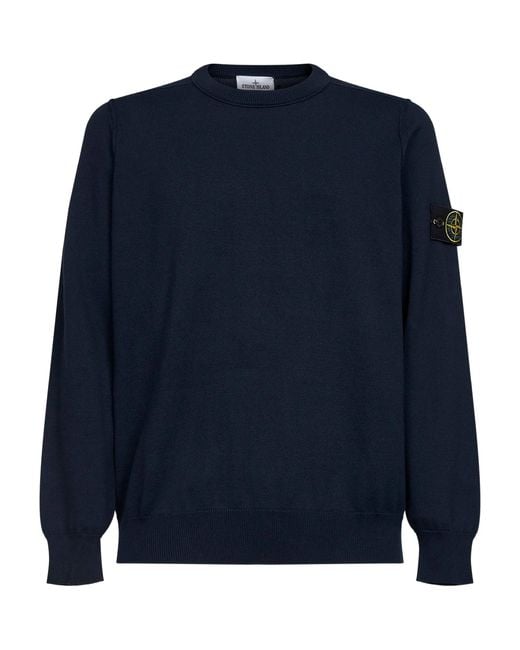 Stone Island Blue Sweater for men