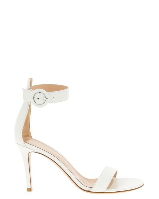Gianvito Rossi Natural Napa Leather