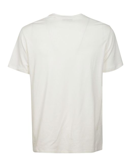 Isaia White Tshirt for men