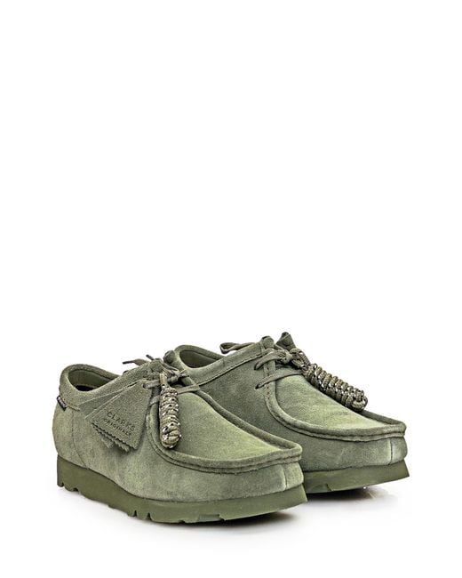 Clarks Green Wallabee Gtx Shoe for men