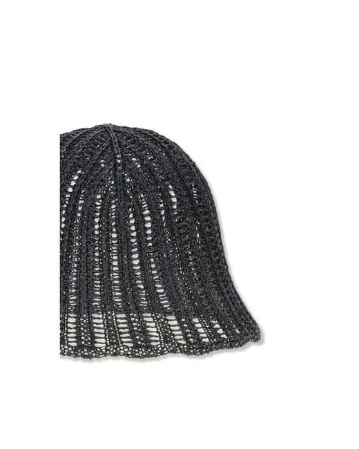 Brunello Cucinelli Black Polyamide Bucket Hat