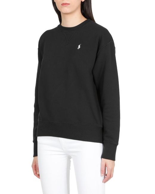 Polo Ralph Lauren Gray Blend Cotton Sweatshirt