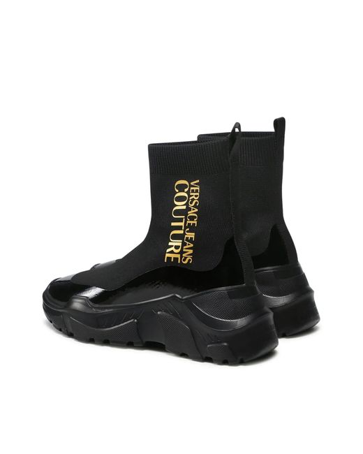 Versace Black Sock Sneakers