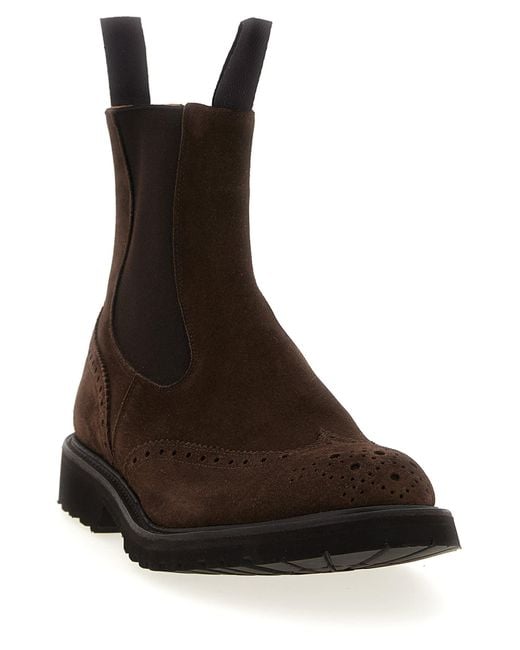 Tricker's Brown Henry Ankle Boots for men