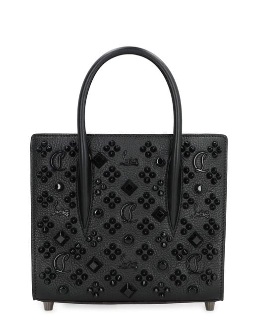 Christian Louboutin Black Mini Paloma Leather Tote