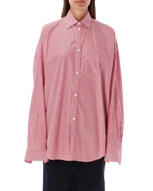 Balenciaga Pink Cocoon Logo Shirt
