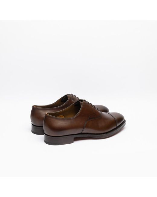 Edward Green Brown Chelsea Dark Oak Calf Oxford Shoe for men