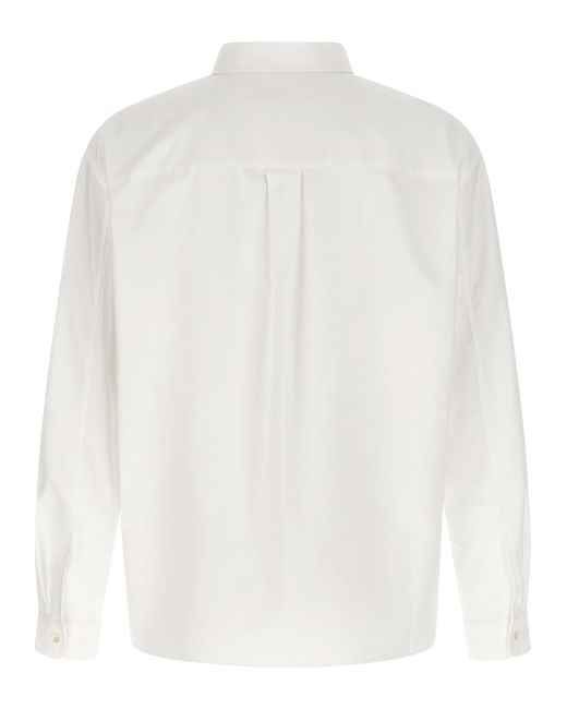 Marni White Embroidery Shirt for men