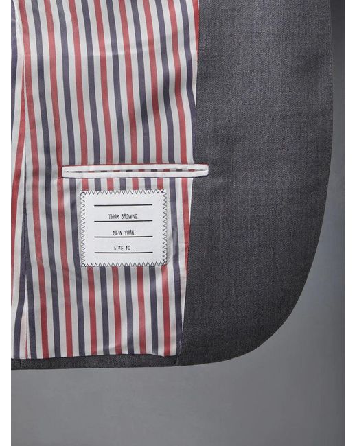 Thom Browne Gray High Armhole Sport Coat