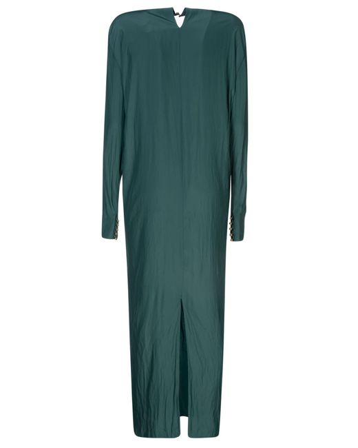 Lanvin Green Long-Length Dress