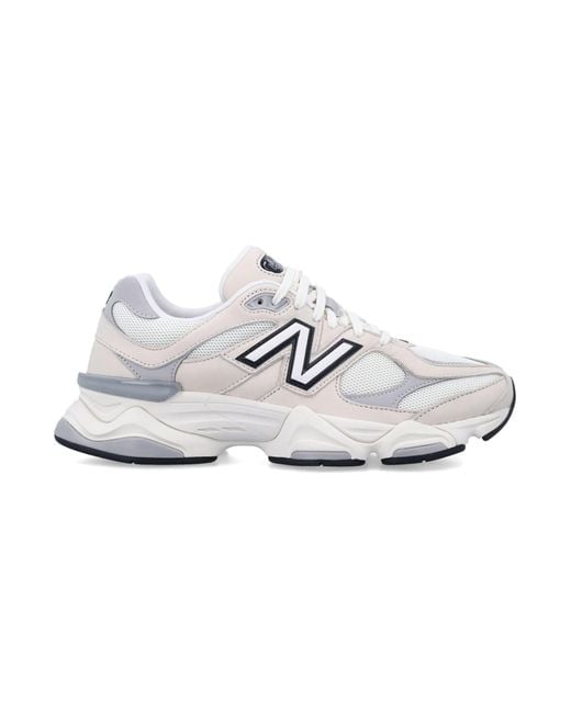 New Balance White 9060 Sneakers