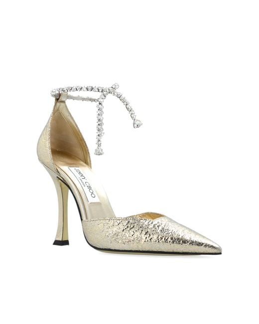 Jimmy Choo White High Heels Stevie