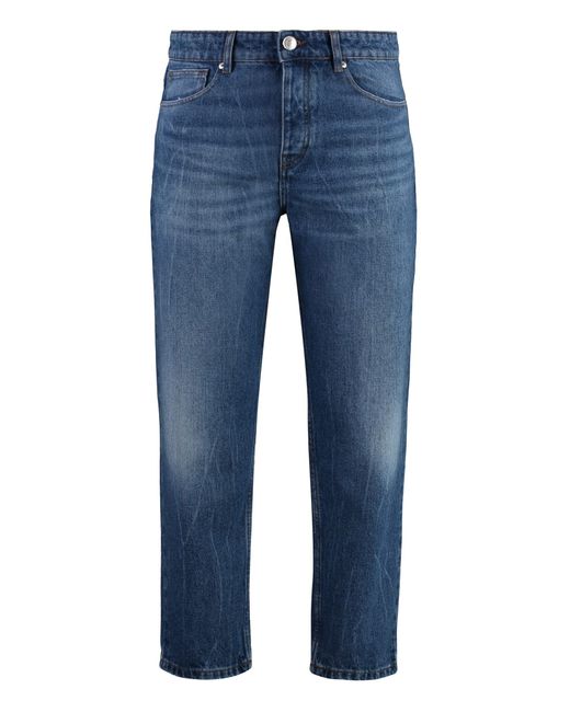 AMI Blue Tapered Fit Jeans for men