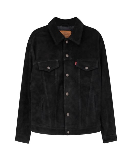 Levi's Black Suede Jacket for men