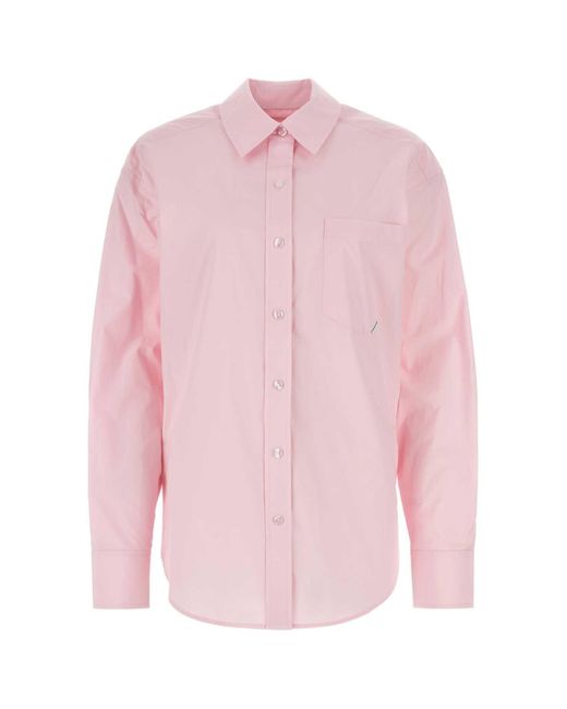 T By Alexander Wang Pink Shirts