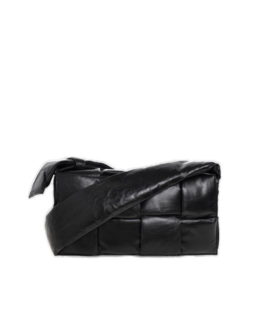 Bottega Veneta Black 'cassette Medium' Shoulder Bag for men