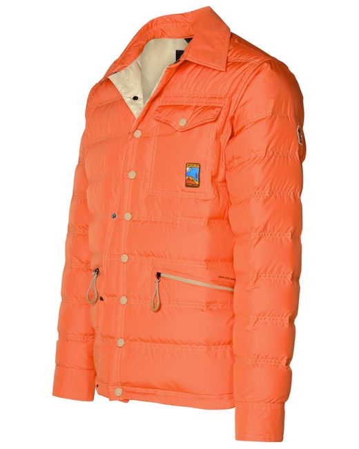 3 MONCLER GRENOBLE 'lavachey' Orange Polyester Down Jacket for men