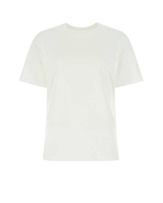 T By Alexander Wang White Cotton Oversize T-shirt