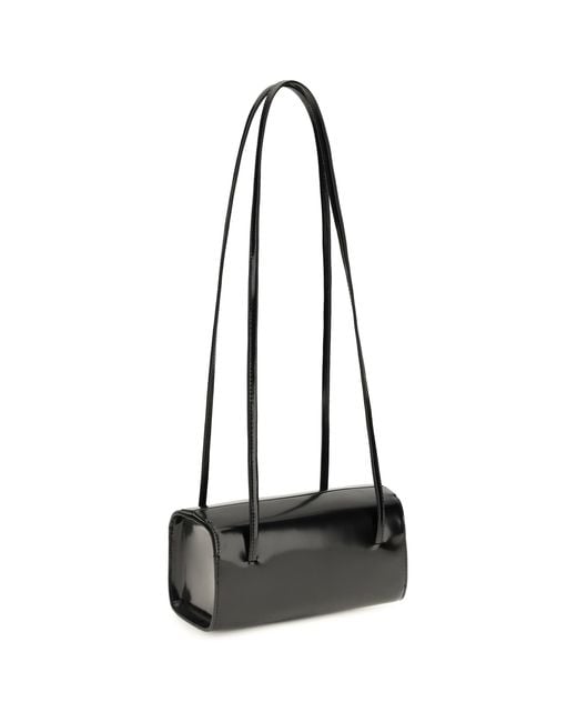 Faune White Mie Brushed Leather Shoulder Bag Calf Bos Taurus