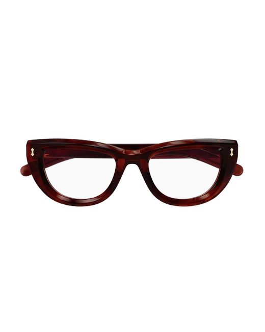 Gucci Brown GG1521O Linea Rivets Eyeglasses