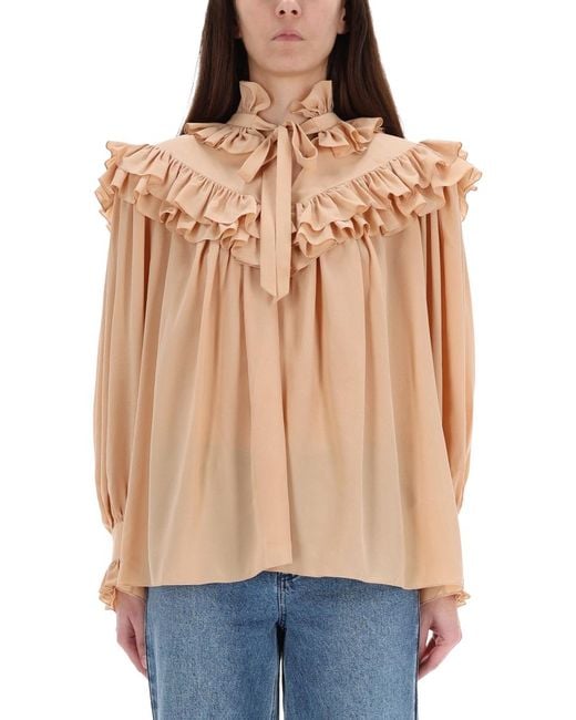 Chloé Natural Silk Shirt