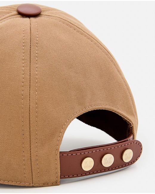 Max Mara Natural Light Logo Baseball Hat