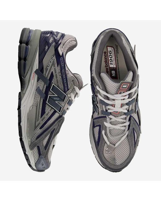 New Balance Black Sneakers 1906A Synthetic/Mesh Trainers