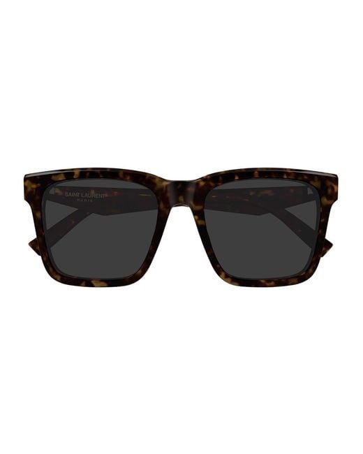 Saint Laurent Black Sl M170 Linea Monogram Acetato Riciclato Sunglasses