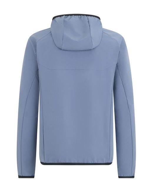 Boss Blue Waterproof Jacket Technical Fabric Polyester Raincoats for men