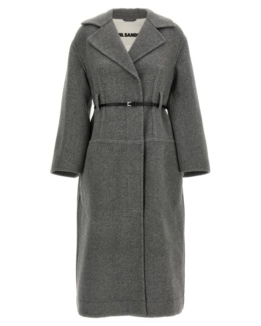 Jil Sander Gray '02' Coat