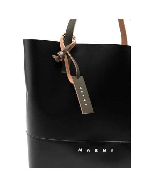 Marni Black Bum Bag Tote for men