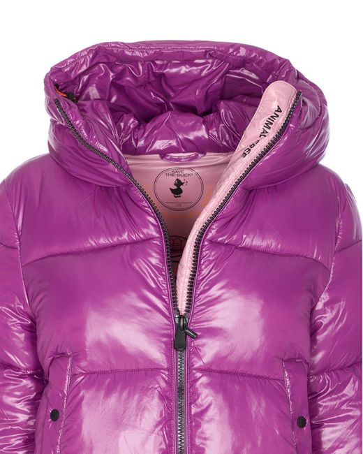 Save The Duck Purple Down Jacket