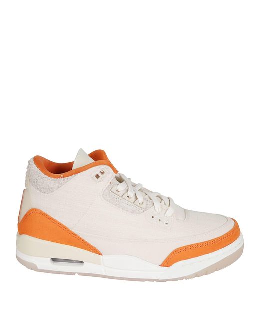 Nike White Air Jordan 3 Retro T Sneaker