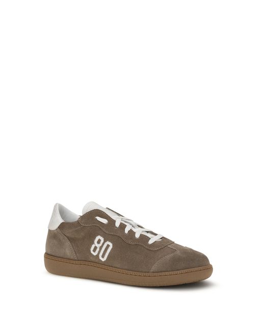 Be980 Gray Sneakers Harvard 1 Suede Upper: Trainers