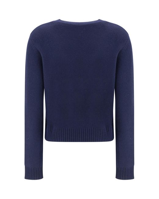 Lisa Yang Blue Mable Sweater Kashmir/Capra Hircus