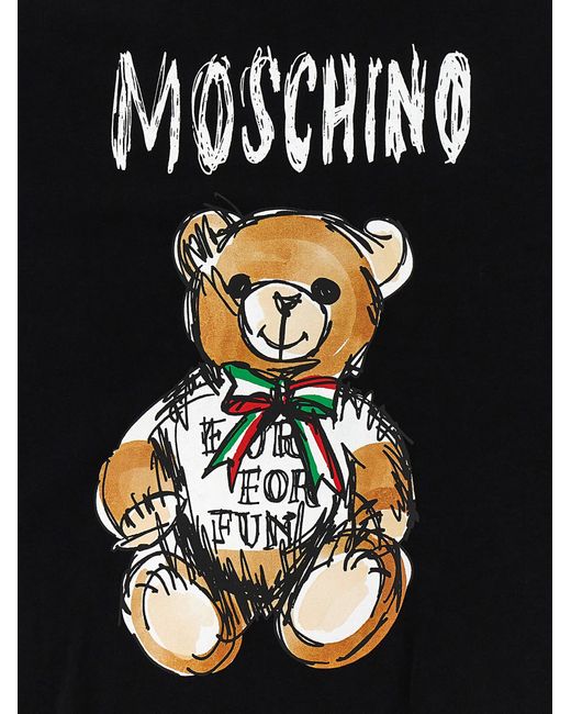 Moschino Black Teddy Bear T-shirt