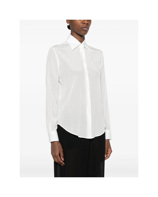 Mazzarelli White Shirt Silk
