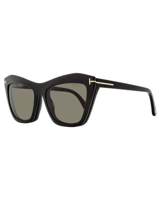 Tom Ford Black Magnetic Clip-On Eyeglasses Tf5971-B 001 54Mm Ft5971 Plastic (Acetate)